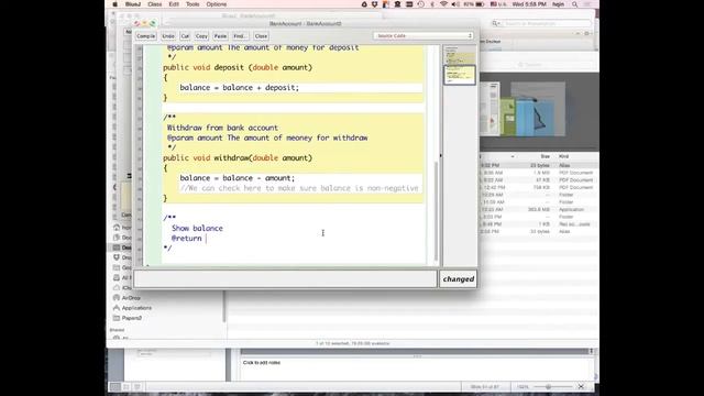Java BankAccount demo, using Blue J, v2 смотреть онлайн