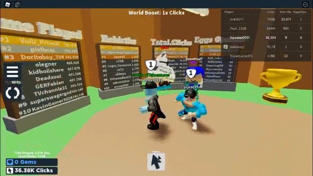 Роблокс [1M] Clicking Simulator 2.0 смотреть онлайн