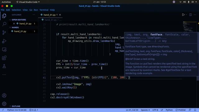 Hand Tracking With Mediapipe | OpenCV Python (2022) | Computer Vision