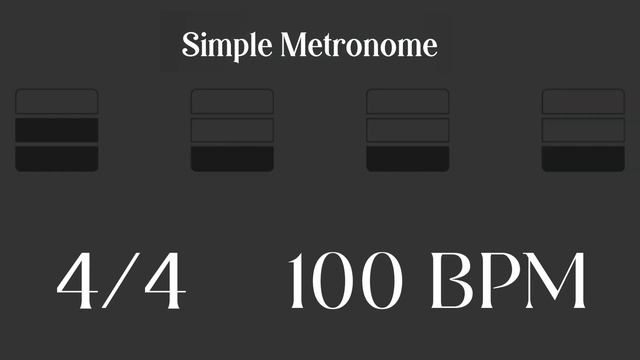 Metronome - 100 BPM смотреть онлайн
