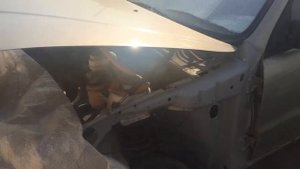 Газовые упоры капота на Ланос