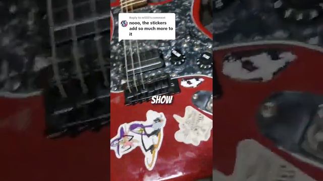 Why I Am Removing Stickers From This Guitar