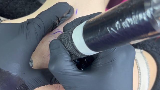 Line Work Tattoo Time Lapse смотреть онлайн