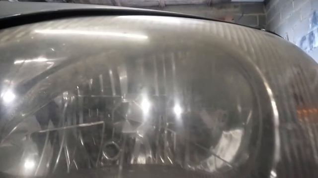 36 Daewoo Lanos Часть 1 , установка линз с глазами , замена ламп