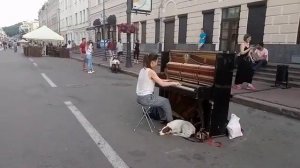 Вау!!! Это талант! Уличное пианино Контрактовая площадь Киев 2018