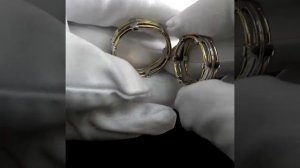 Эксклюзивные обручальные кольца из платины 950 пробы