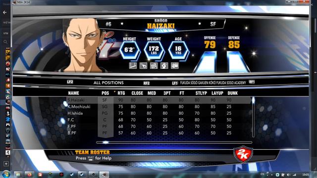 สอนวิธีลง MOD PC Kuroko No Basket VS SlamDunk MOD NBA 2K14 смотреть онлайн