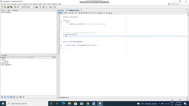Java the complete Reference Ninth Edition (Chapter 8) Example (8) Constructors Are Executed смотреть онлайн