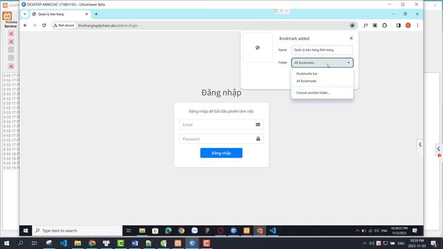 Hướng dẫn chạy và setting website bán hàng thời trang