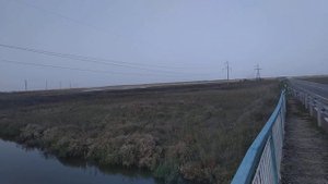 Речка Чатырлык,северный Крым.Вода в речке есть.