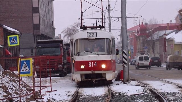 Строительство метро и проезд в трамвае (04.03.23) смотреть онлайн
