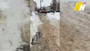 Под дождем ивановские дороги развезло как весной