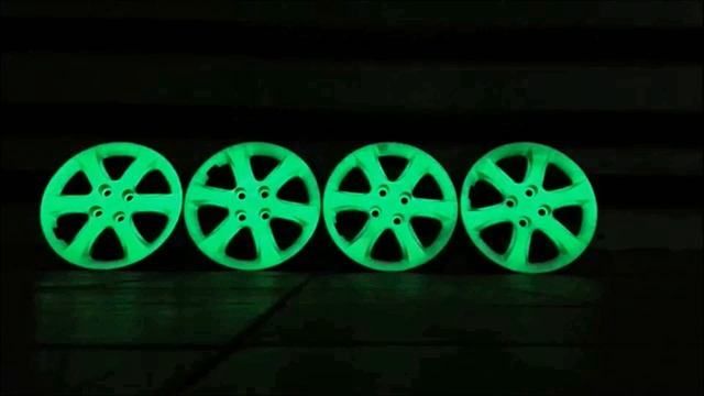 Бизнес на покраске дисков автомобиля светящейся краской смотреть онлайн