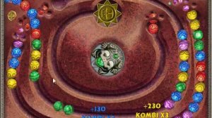 king.com Zuma, 76.902 Punkte, using Chains & Gaps Strategy