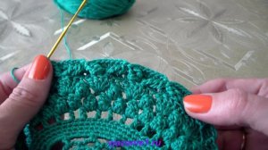 Овальная салфетка. Часть III - Oval doily. Part III