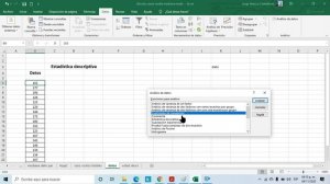 Media, mediana, moda, rango, varianza, desviación estándar en excel