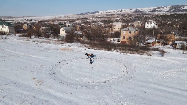 Крым 2021. Аянское водохранилище в снегу (4k) смотреть онлайн