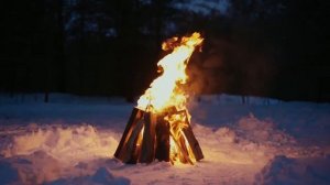 ЗВУК КОСТРА ДЛЯ СНА, ГОРЯЩИЙ КОСТЕР, ПЛАМЯ, ГОРЯЩИЙ КОСТЕР В ЛЕСУ