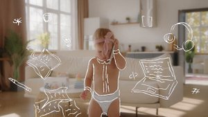 Реклама подгузников "Marabu"