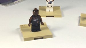 LEGO NBA Collectors Set #3564 Minifigures Karl Malone, Allen Iverson, Steve Francis