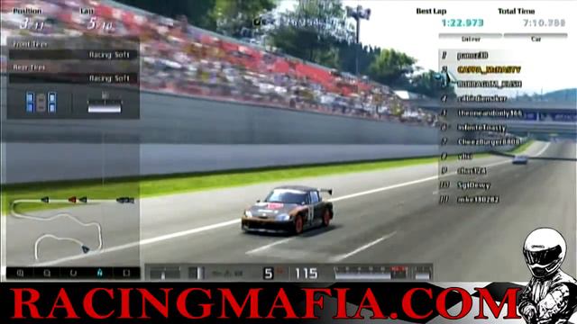 RacingMafia.com Suzuki Cappuccino Cup Deep Forest race 3 Gran Turismo 5 GT5 смотреть онлайн