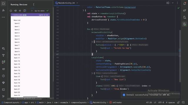 LazyColumn | LazyRow | Jetpack Compose Layouts | Android Development | Kotlin смотреть онлайн