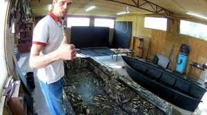 Лодка ПНД 4,5м с мотором 9,9