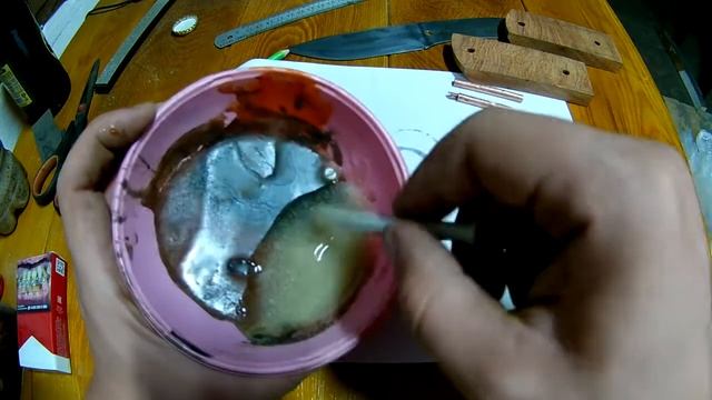 Нож из мехпилы р6м5 своими руками, рукоять. смотреть онлайн