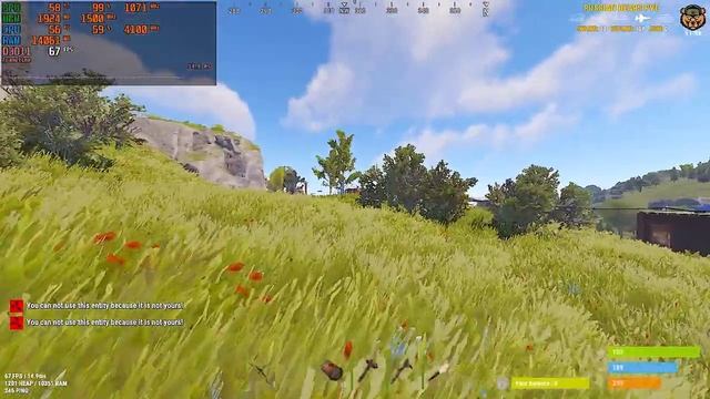 Rust: RX550 2GB + Ryzen 3 4100
