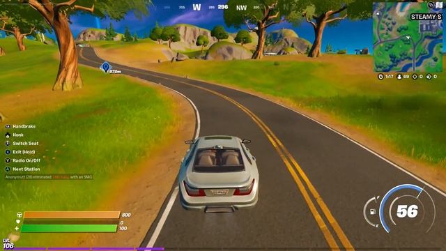 Deliver a vehicle from Steamy Stacks to Pleasant Park | Burnout's Epic Quest | Fortnite Season 5 смотреть онлайн