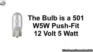 Interior Courtesy Light Bulb Change - Peugeot 206