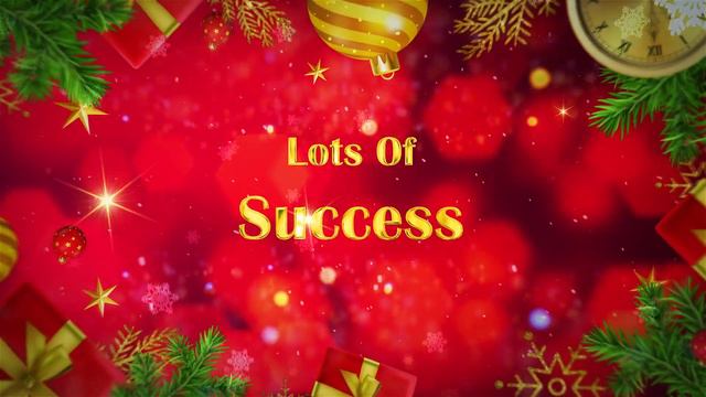 A Merry Christmas and Happy New Year 2024 Best Wishes Greetings Video Animation смотреть онлайн