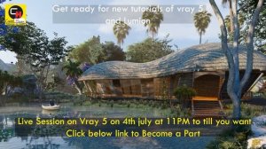 Upcoming tutorials in hindi | Vray 5 for 3d max | Walk-through tutorials in Sketch up & Lumion