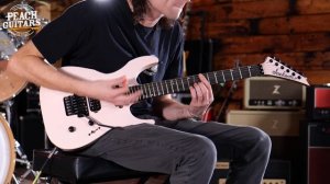 No Talking...Just Tones | Jackson American Series Virtuoso | Streaked Ebony - Satin Shell Pink