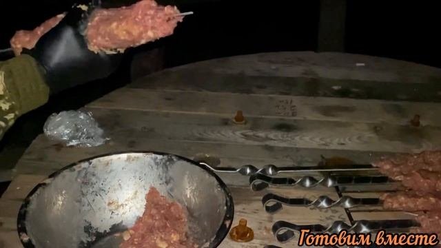 Mix ЛЮЛЯ КЕБАБ Говядина-Курогрудка-Курдюк. Очень Сочно, Вкусно и аппетитно. Готовим вместе.