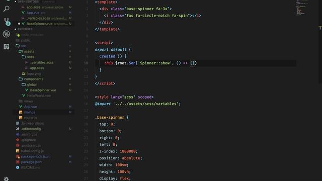 Aplicação SPA com Vue.js e Firebase - #03 - Finalizando componente Spinner смотреть онлайн