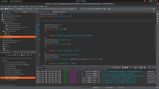 Videotutorial 3 Taller Práctico de Spring Boot - Application Properties смотреть онлайн
