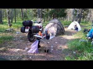 20 июня дорога в Крым на мото лес утро 2021