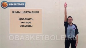 Жесты судей в баскетболе-двадцать четыре секунды