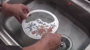 Демонстрация процесса переноса изображения на керамику