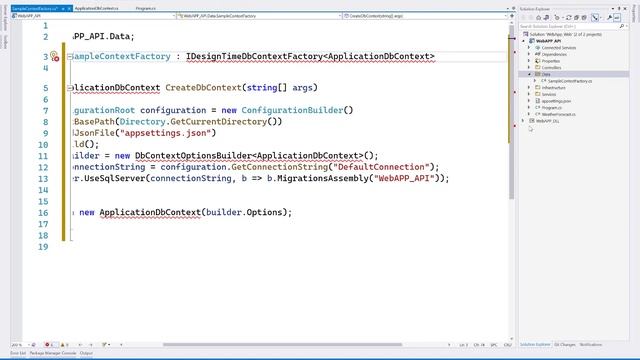 Fix : No DbContext was found in assembly | ASP.NET CORE |  MIGRATION  ERROR