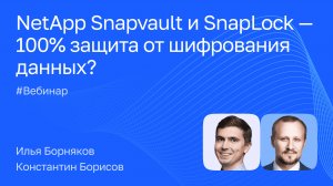 NetApp Snapvault и SnapLock – 100% защита от шифрования данных?