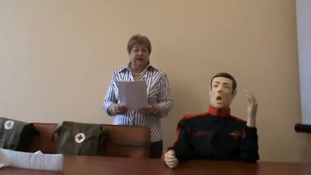 Карпюк Г.Н проводит занятие по ГО и ЧС в ГП № 87 смотреть онлайн