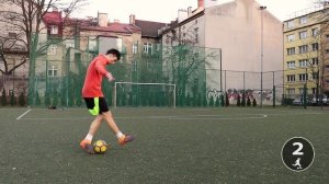 3 СПОСОБА КРАСИВО ПОДНЯТЬ МЯЧ В ДВИЖЕНИИ | ОБУЧЕНИЕ ФУТБОЛУ