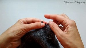 КАК СВЯЗАТЬ ШАПКУ ИЗ НОРКИ СПИЦАМИ☆ДВОЙНАЯ БИНИ☆2 ЧАСТЬ