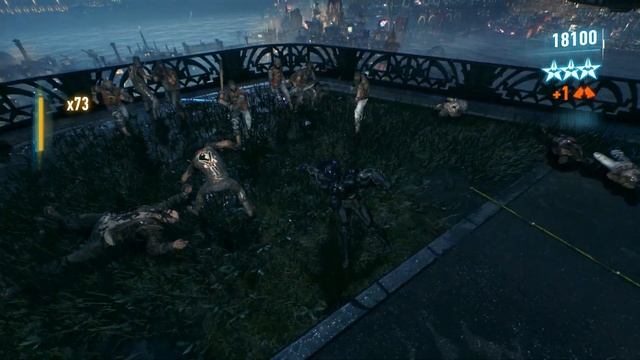 Batman: Arkham Knight, испытание "Защита башни" за Бэтмена со 100005 очками