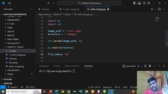 தமிழில் - OpenCV | Write Image In OpenCV  | Python Machine Learning Library | Part-4 | Guhan Ganesa