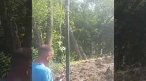 Свайный фундамент под ограждение стадиона.mp4