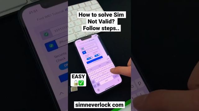 How to Solve Sim Not Valid iPhone? Easy Fix Sim Not Supported / No Sim iPhone SOLUTION✅