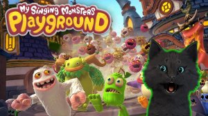 Мои Поющие Монстры и Говорящий Супер Кот ? My singing monsters playground #653